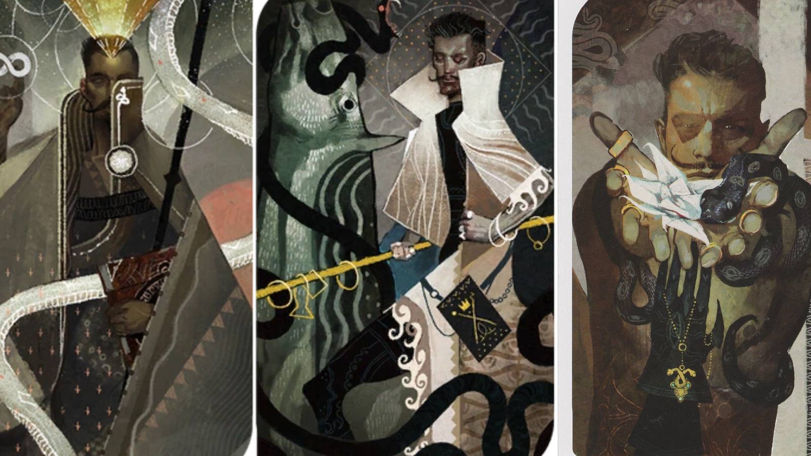 Dorian's three cards.