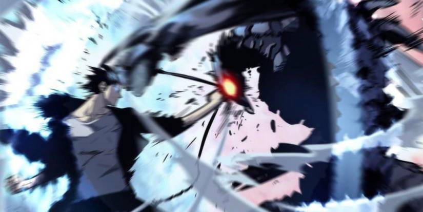 beru fighting sung jin woo solo leveling