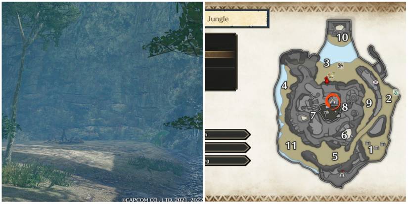 Monster Hunter Rise Sunbreak Jungle Sub-Camp One