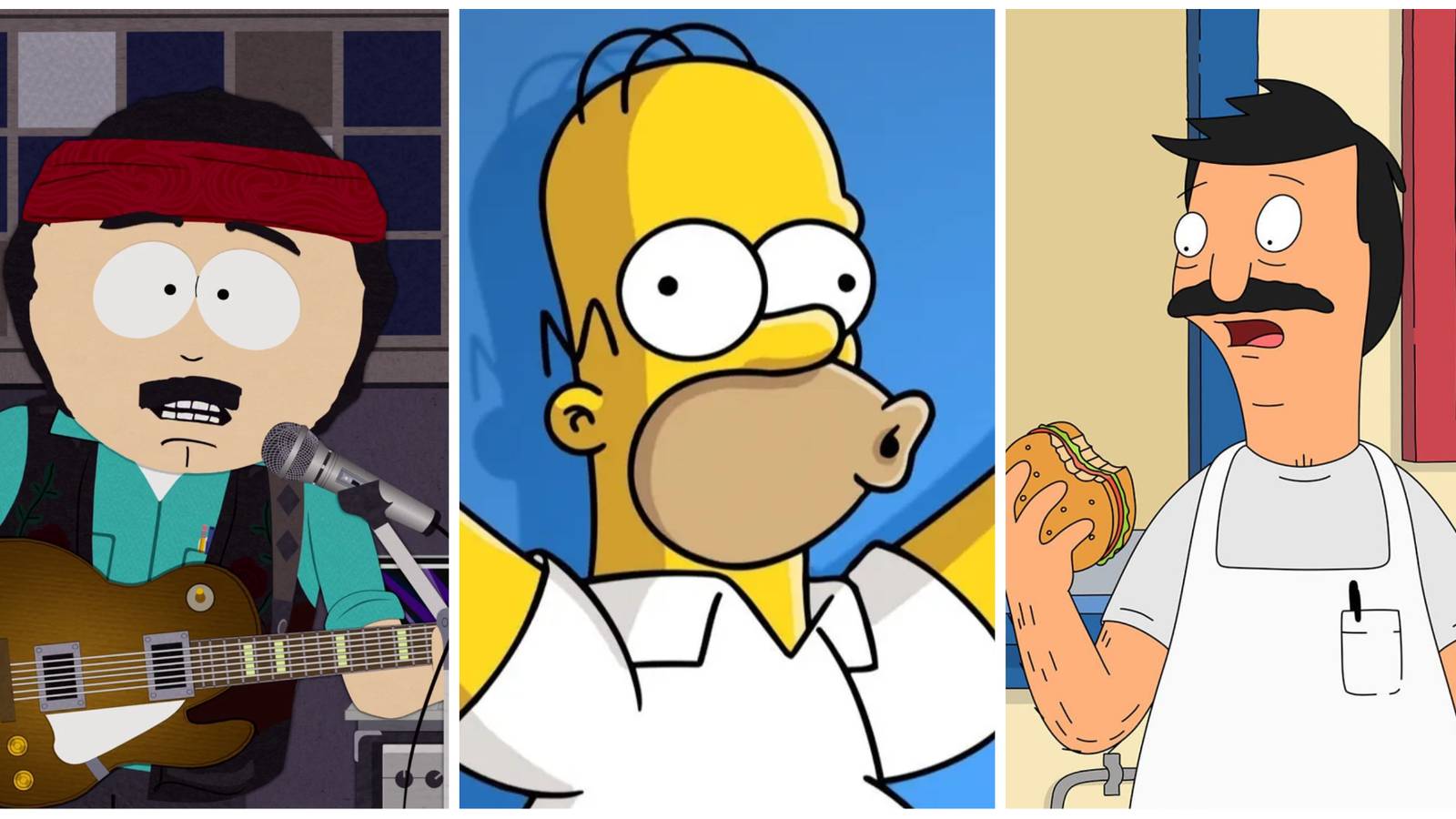 10 Strongest Dads In Animated Sitcom History Randy Marsh Homer Simpson Bob Belcher