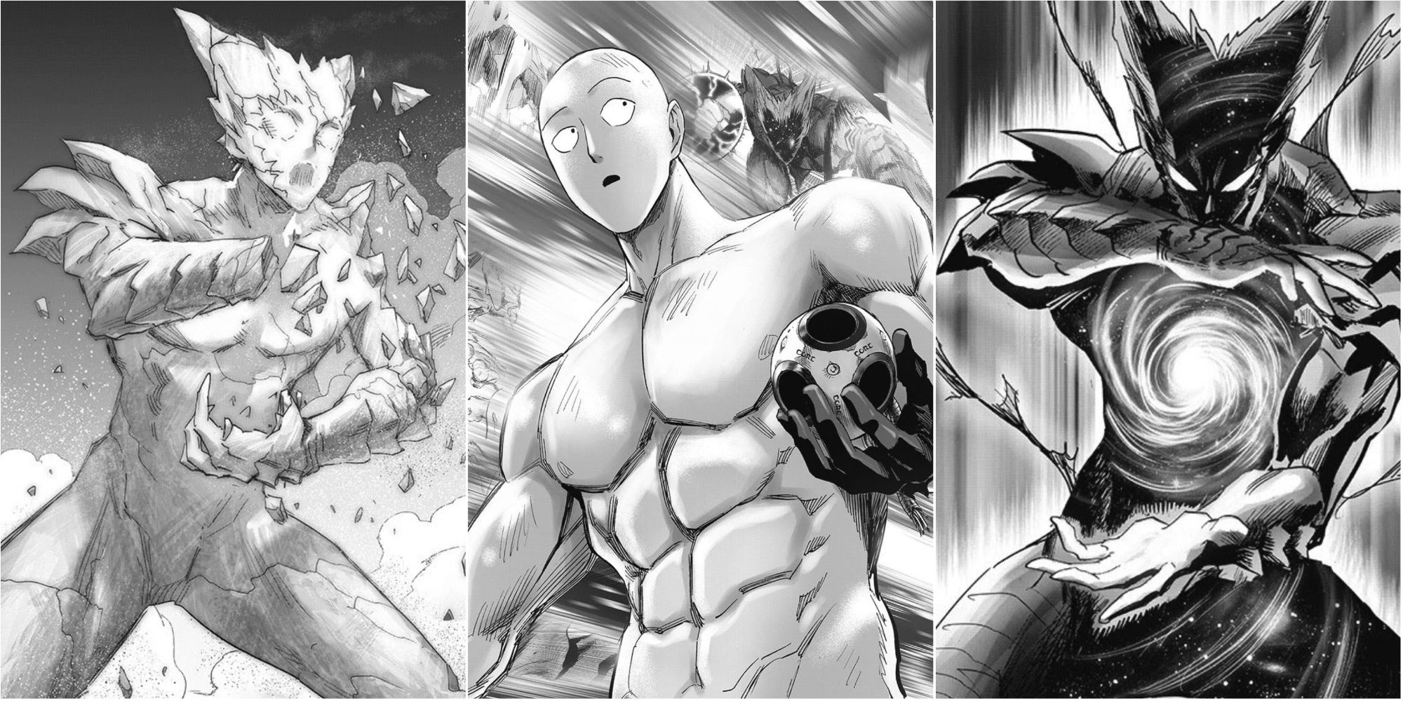 Cosmic Garou vs Saitama Ch - 166 Edit, Manga Animation