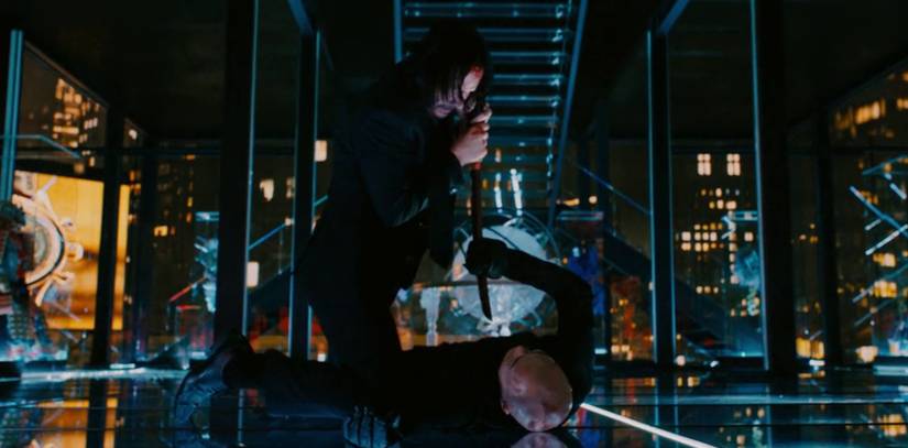 john wick's fight with zero