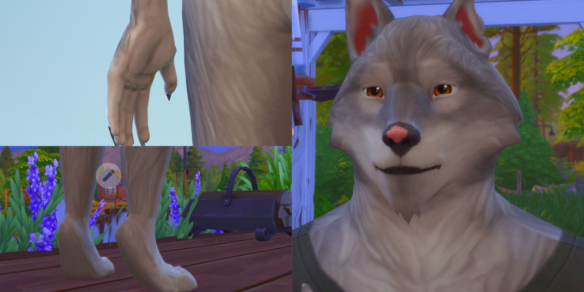 The sims 4 custom content for more realistic werewolves
