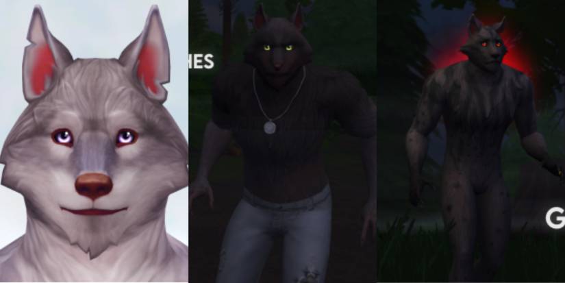 default replacement and add on eyes for werewolves