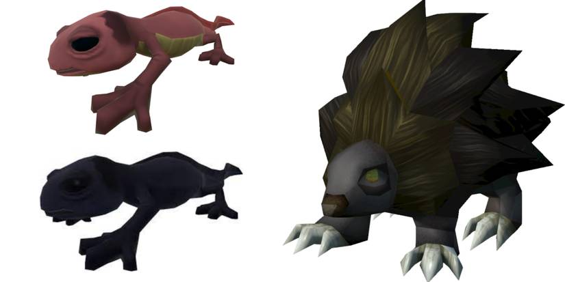 Salamanders and grenwall hunting skill from Runescape 3