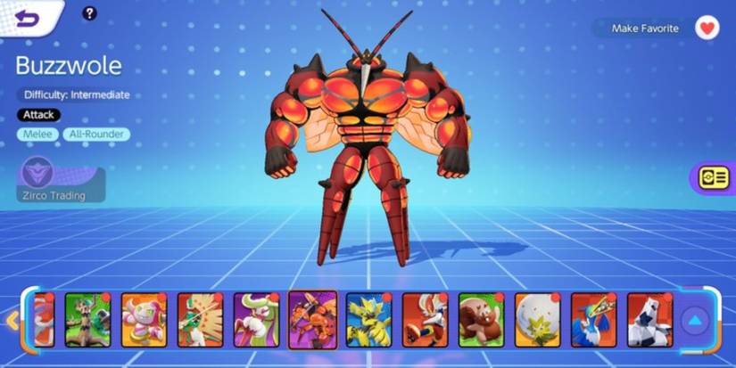 Buzzwole in Pokemon Unite.