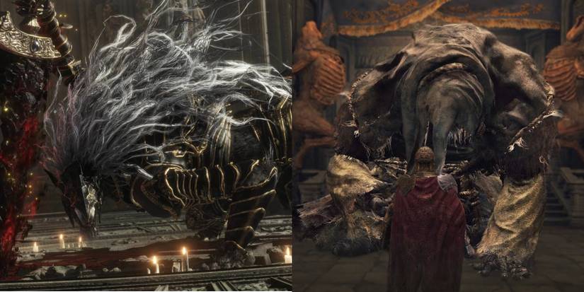 Split image of Maliketh and Gurranq.