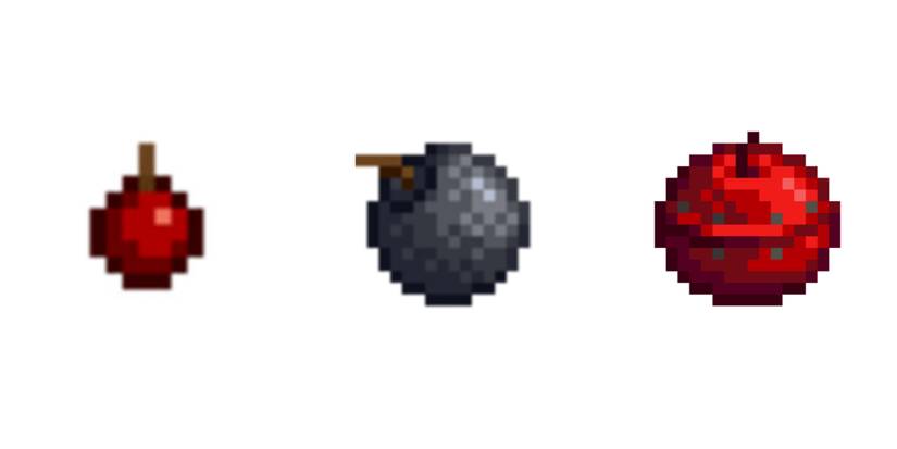 various bombs in stardew valley