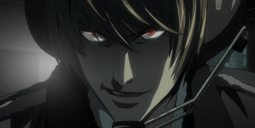 yagami smirking evilly