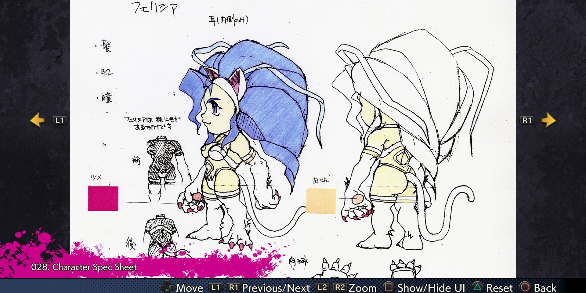 Concept Art in Capcom Fighting Collection