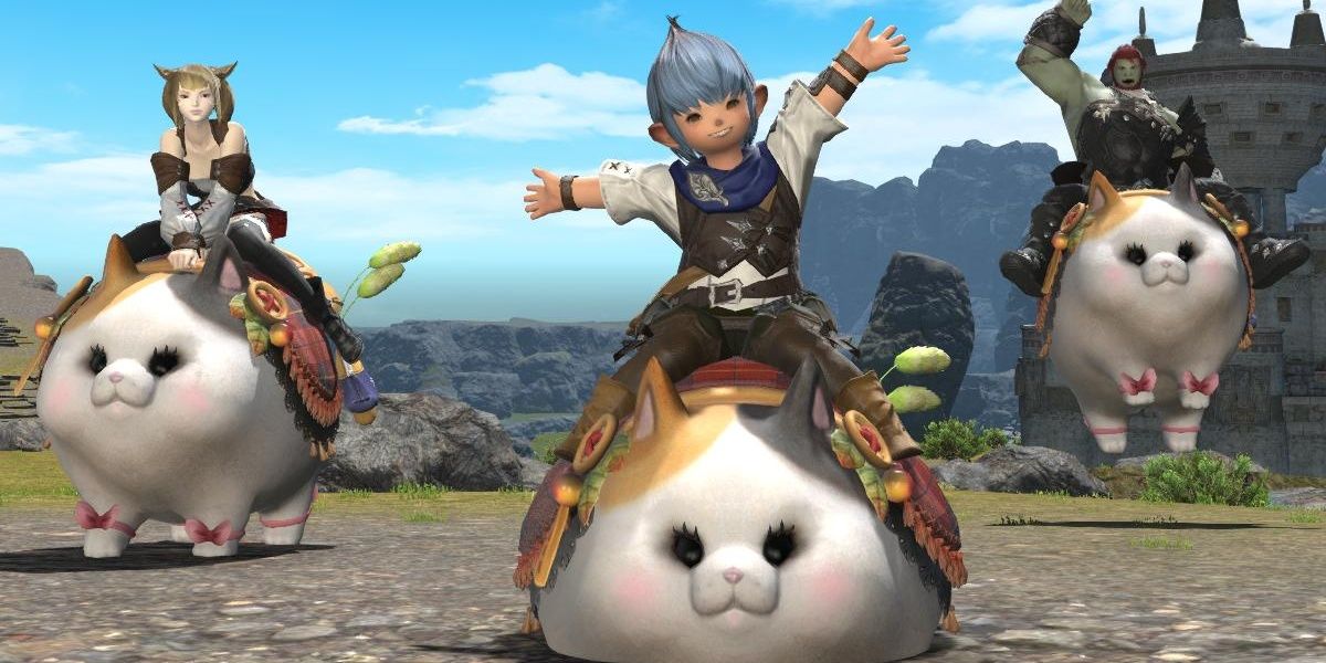 fatter cat mount promo from final fantasy 14