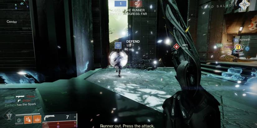 Destiny 2 Player Holding Spark In Rift