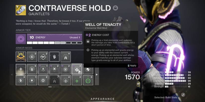 Destiny 2 Well Of Tenacity Mod