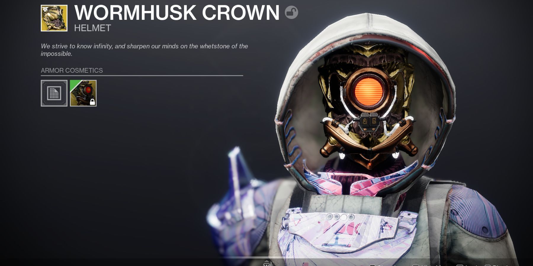 Destiny 2 Wormhusk Crown Gate Lord Ornament