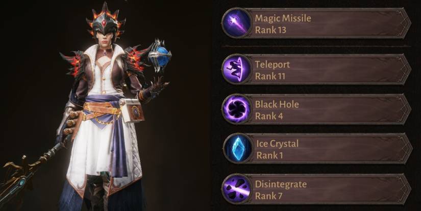 Diablo Immortal Best Disintegrate Wizard Build Collage