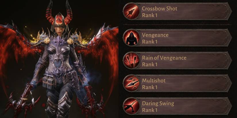 Diablo Immortal Demon Hunter Vengeance Build Collage