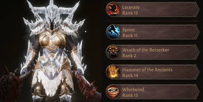 Diablo Immortal Whirlwind Barbarian Build Collage