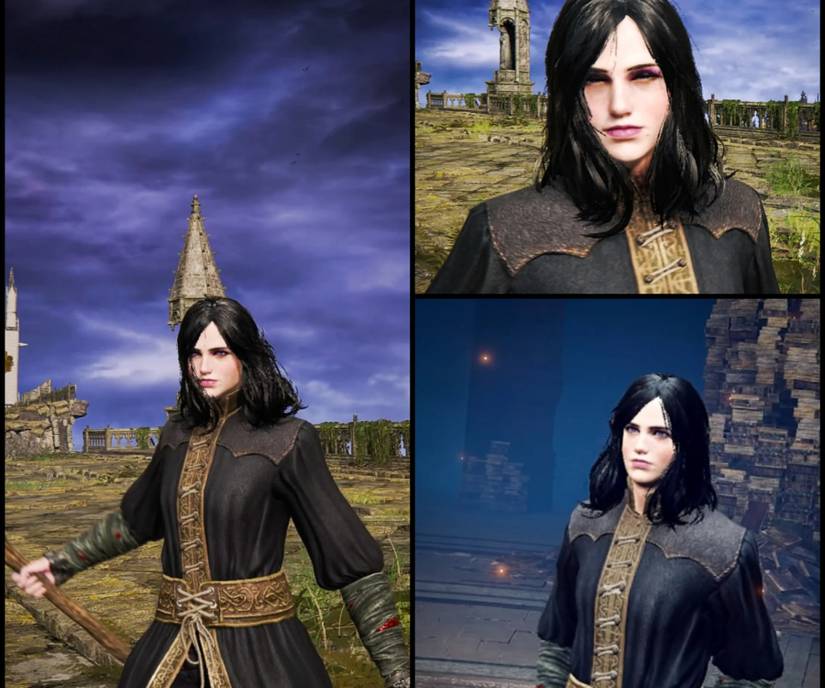 Elden Ring Player Makes Yennefer from The Witcher 3 in the Game Yennefer 2