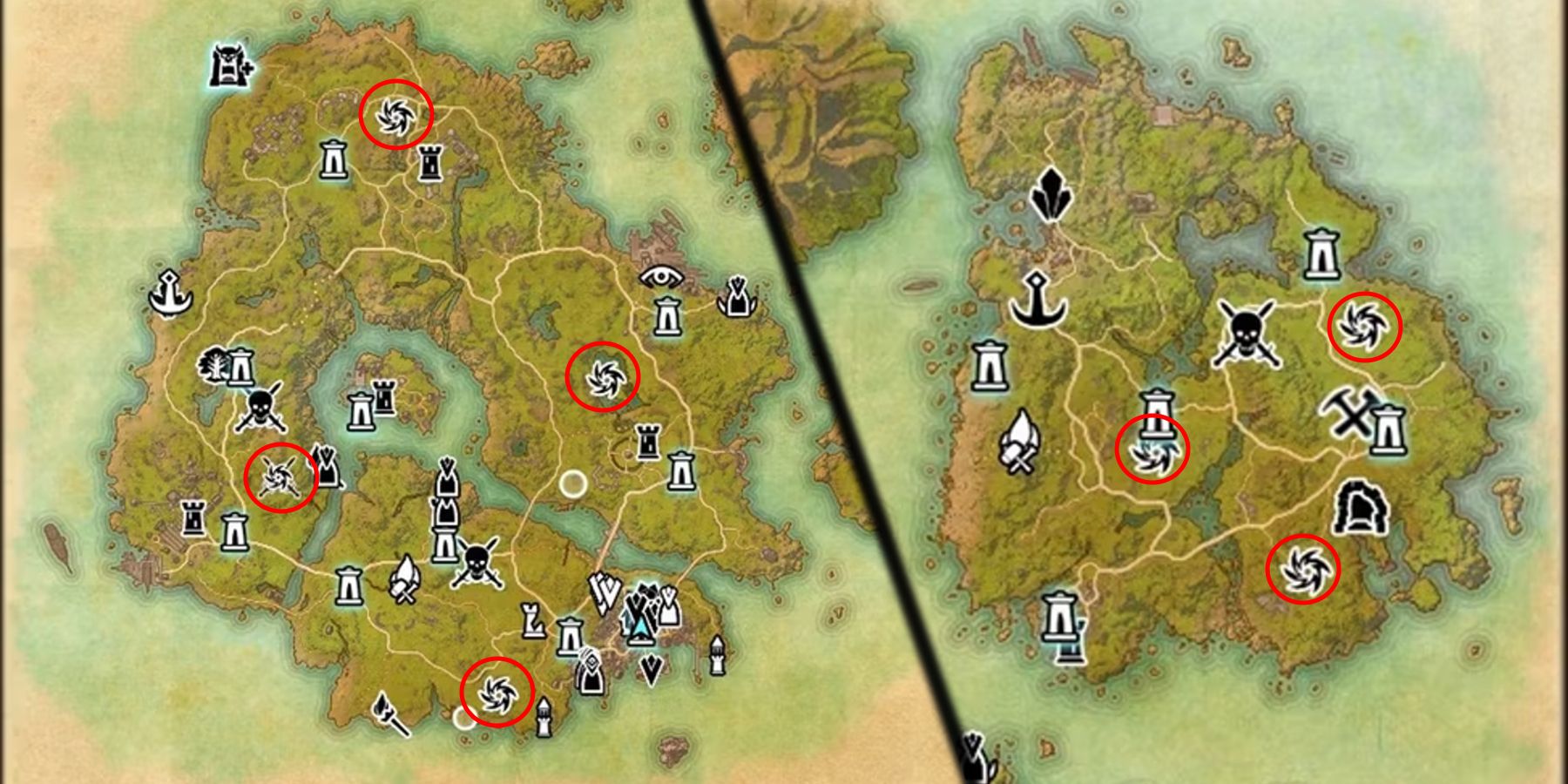 Elder Scrolls Online High Isle Amenos Volcanic Vent Locations