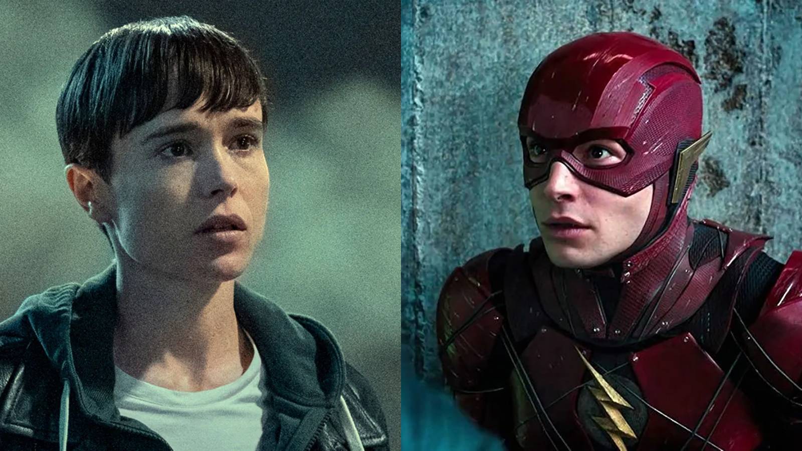 Elliot Page Ezra Miller The Flash