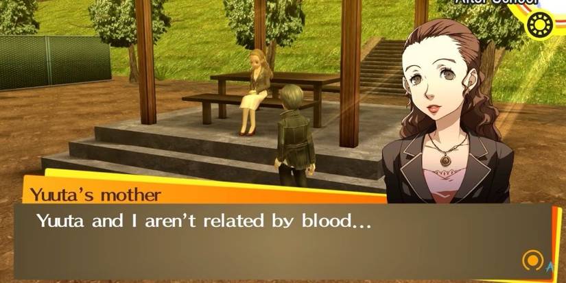 Eri conversing with the protagonist in Persona 4
