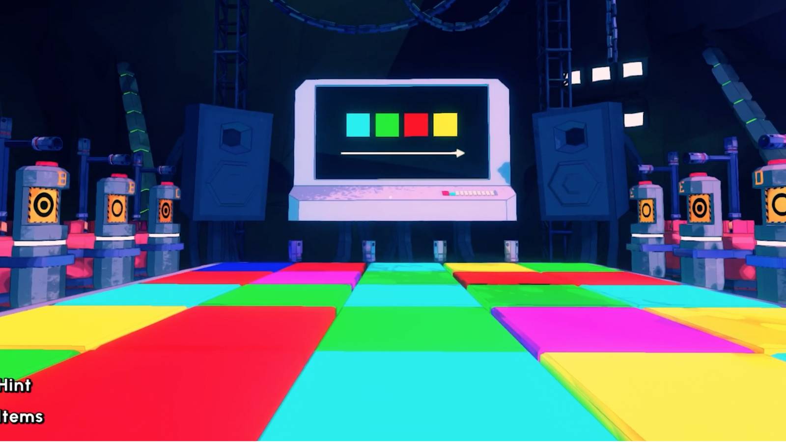 Escape Academy - Feature - Player enters a vibrant stage after solving a puzzle