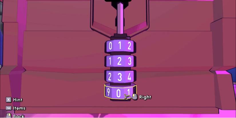 Escape Academy - Prologue - Collect the goblets to get the password - Player enters the code to get the Blue Goblet