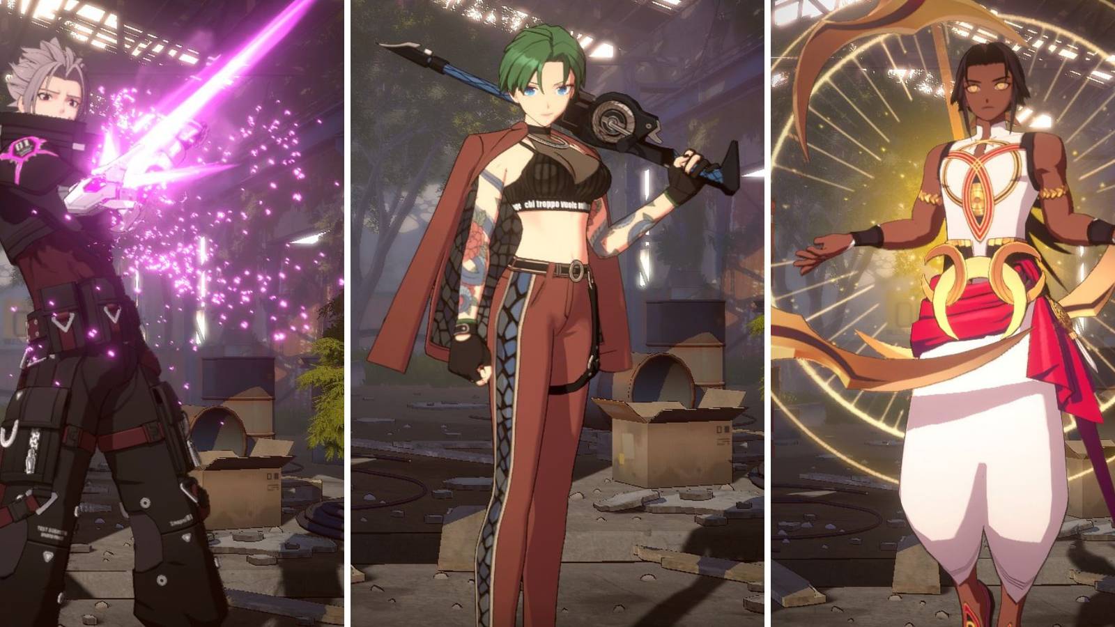 Echion, Lenox and Zahir from Eternal Return