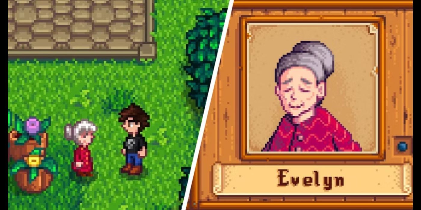 Stardew Valley Friendship Guide: Evelyn
