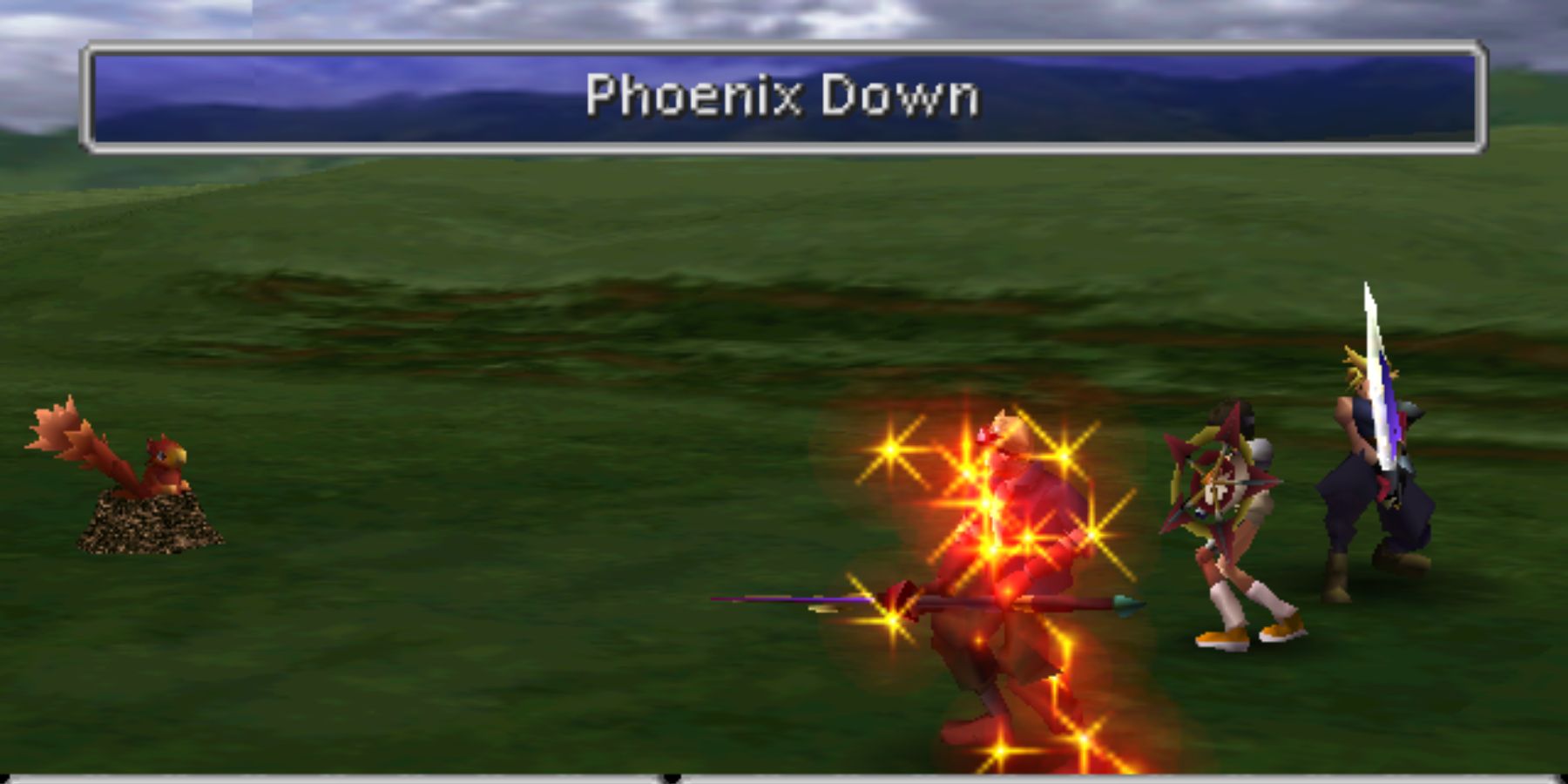 The Phoenix Down item in Final Fantasy 7