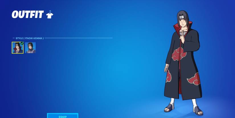 itachi uchiha from naruto in fortnite