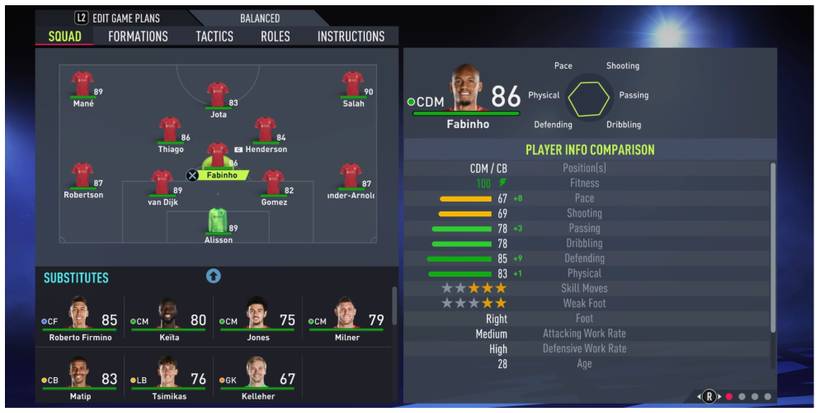 Fabinho stats
