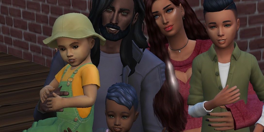 Making poses for Sims 4 | Family of 6 | Part 1 | Blender - YouTube