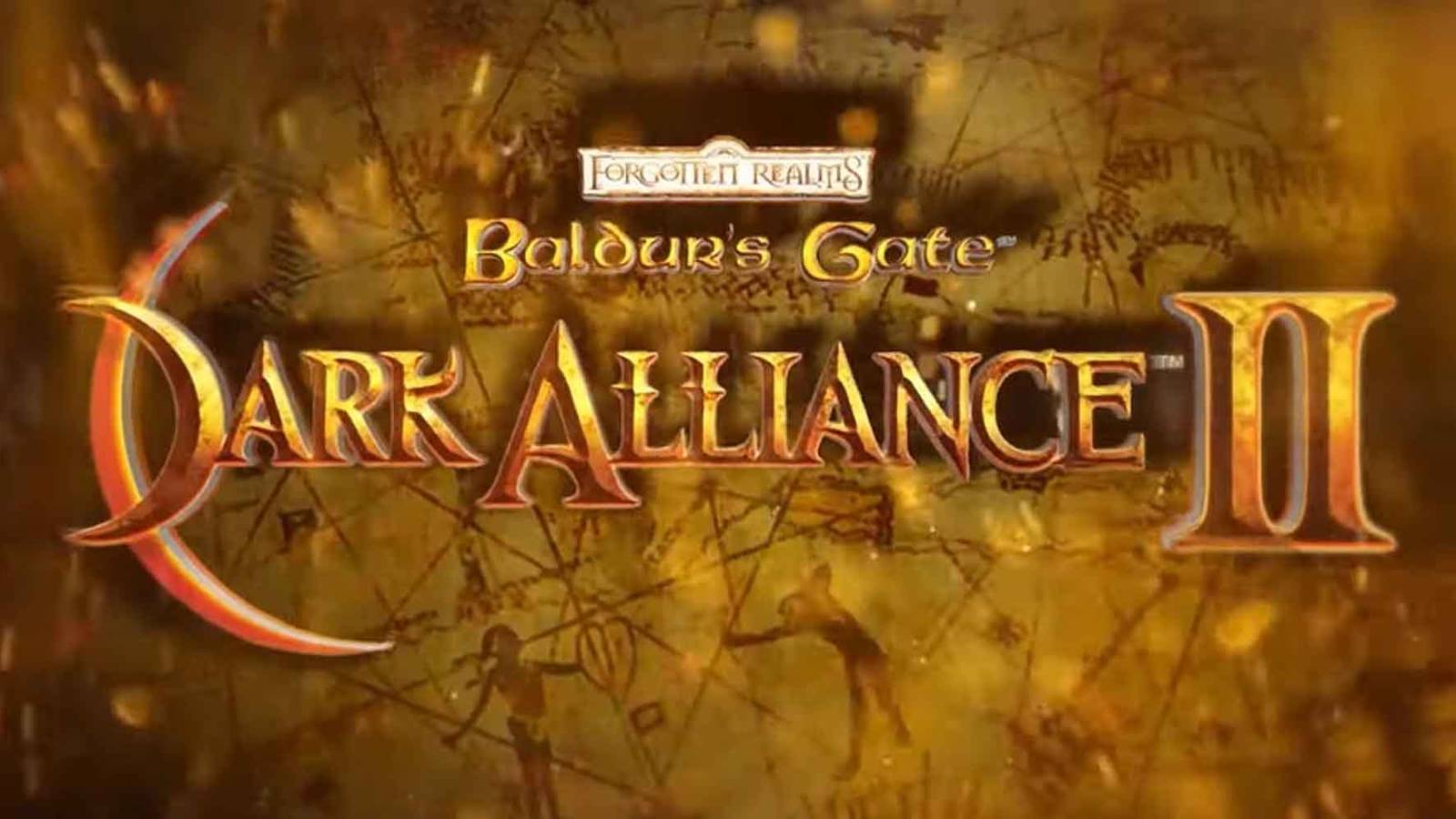 Title Screen for Baldur's Gate Dark Alliance 2