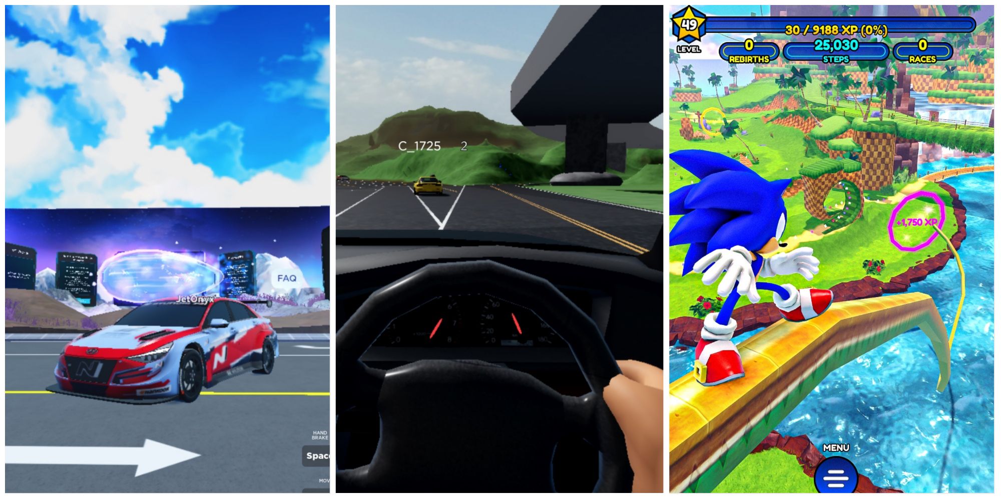 Feature image for the best racing games you can play on Roblox
