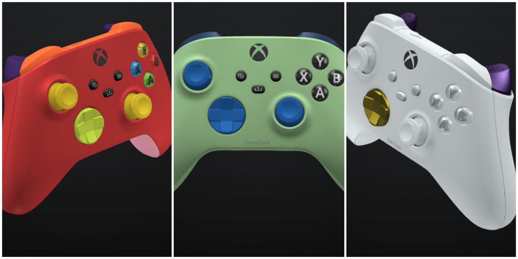 Избранное изображение нестандартных контроллеров, созданных в Xbox Design Lab.