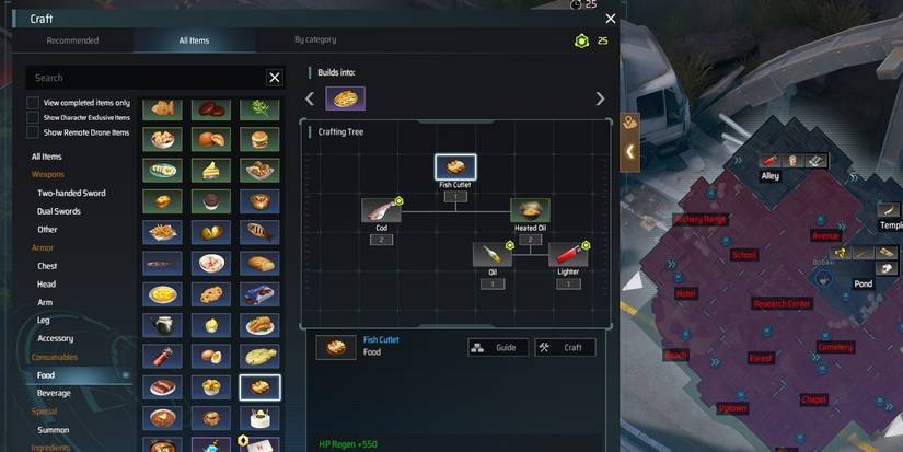 Fish Cutlet recipe in Eternal Return