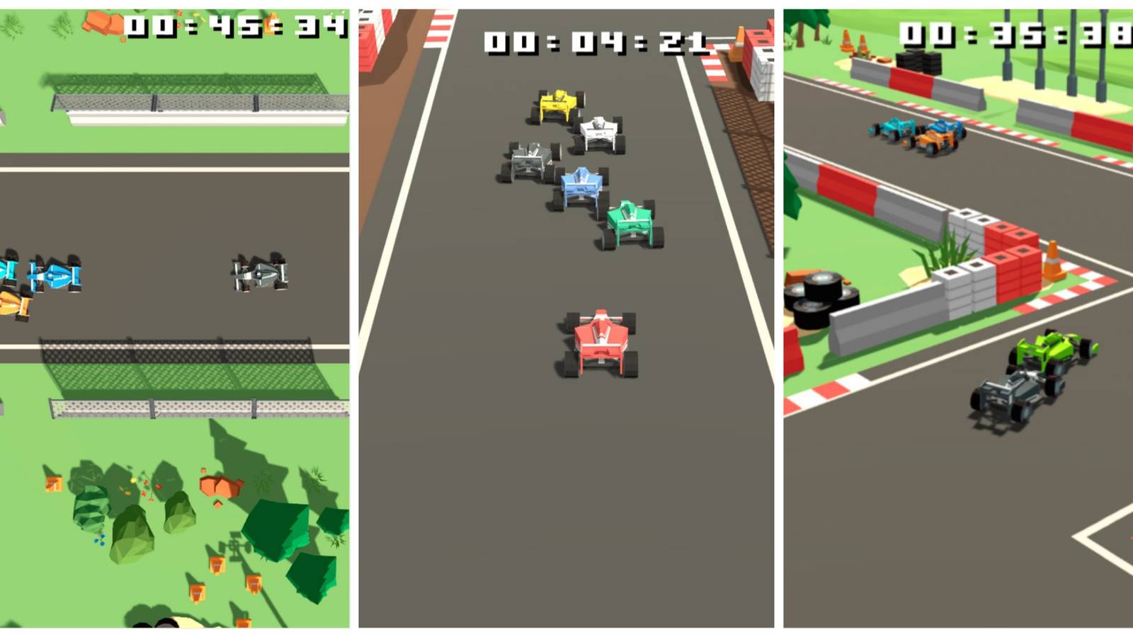 Formula Bit Racing DX - 3 joined images