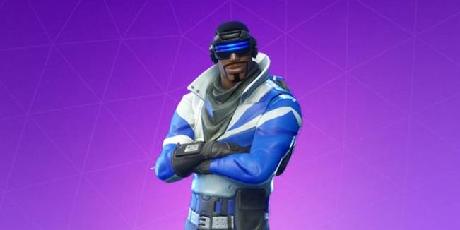 The Blue Striker skin from Fortnite