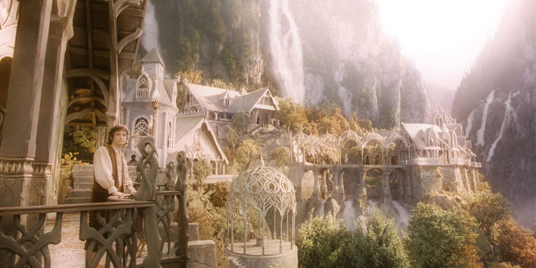 Frodo brings the ring to Rivendell