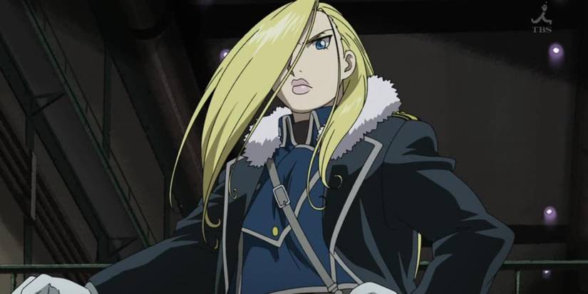 Olivier Mira Armstrong in Fullmetal Alchemist Brotherhood