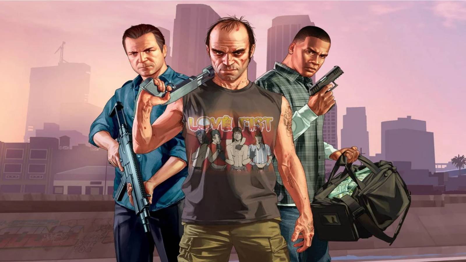 GTA V Frank, Trevor and Michael