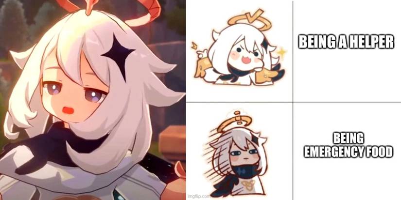 Genshin Impact Paimon Meme