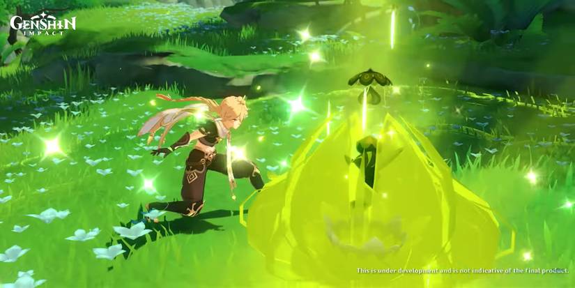 Genshin Impact Sumeru Teaser screenshot dendro traveler aether