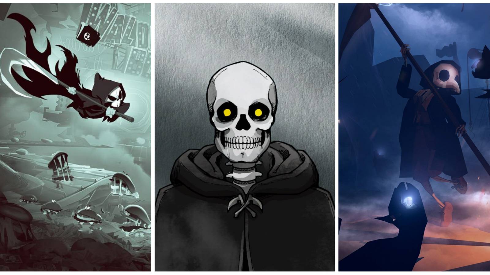 Grim Reaper's in video games collage death