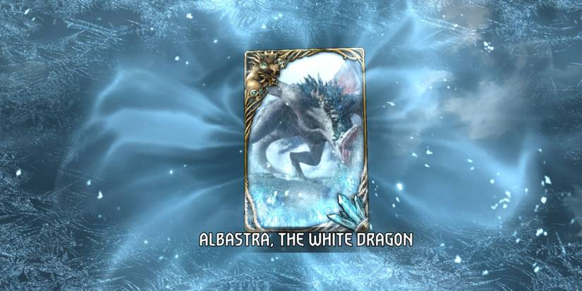 Gwent - Rogue Mage - Albastra The White Dragon Boss