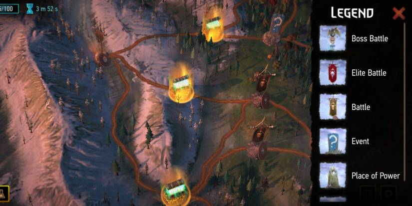 Gwent - Rogue Mage - Map Closeup