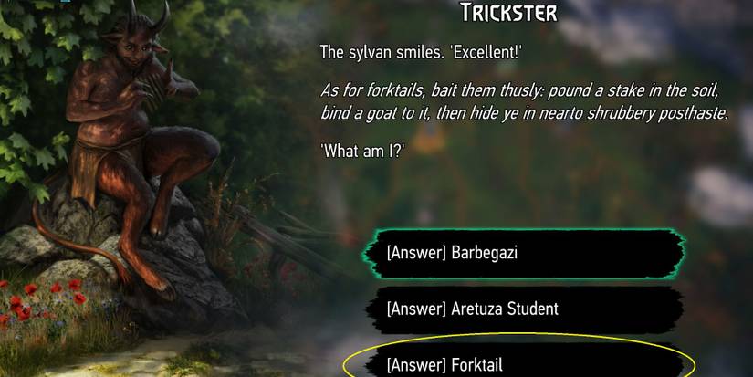 Gwent - Rogue Mage - Trickster Riddle Forktail