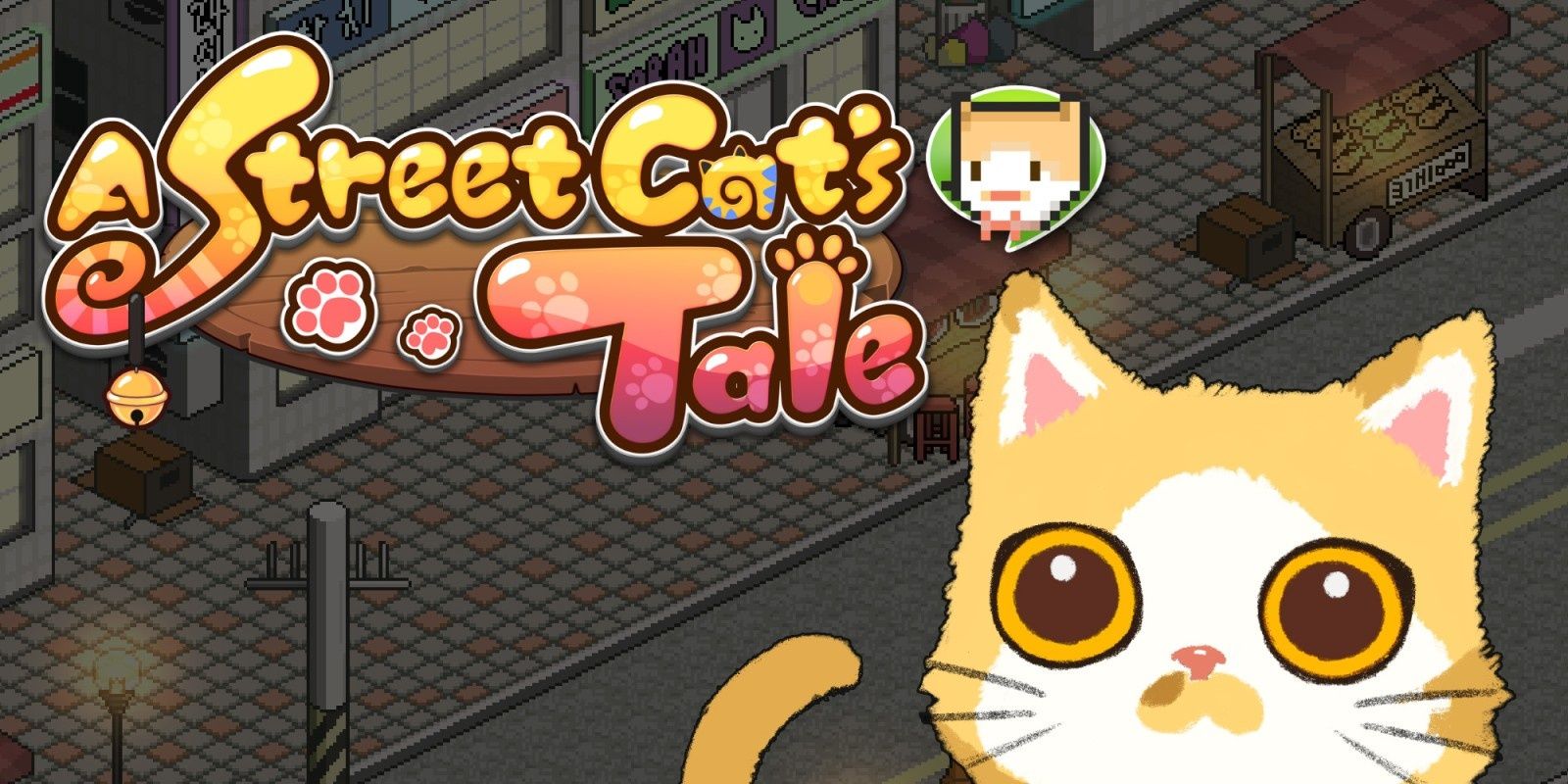 Title screen for A Street Cat's Tale