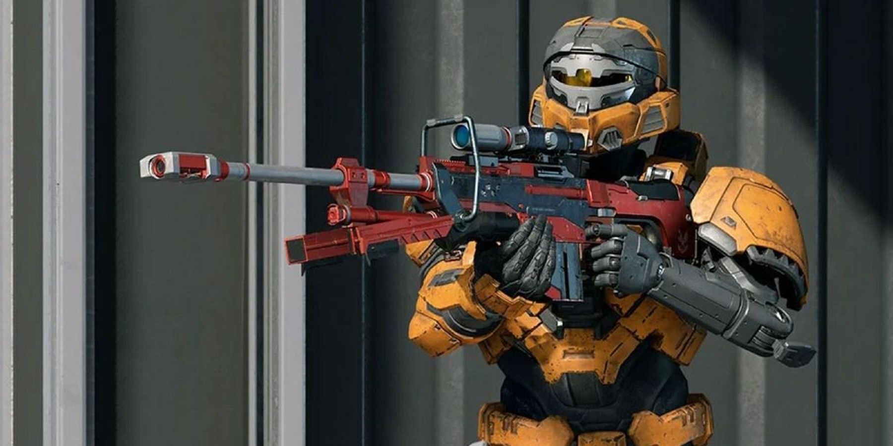 Halo Infinite Orange Spartan Sniper